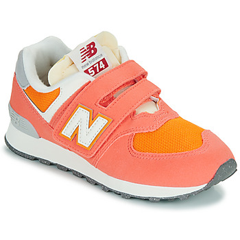 Cipők Gyerek Rövid szárú edzőcipők New Balance 574 Narancssárga