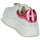 Cipők Női Rövid szárú edzőcipők Tosca Blu GLAMOUR Fehér / Rózsaszín