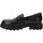 Cipők Női Mokkaszínek Valleverde VV-49214 Fekete 