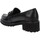 Cipők Női Mokkaszínek Valleverde VV-28M100 Fekete 