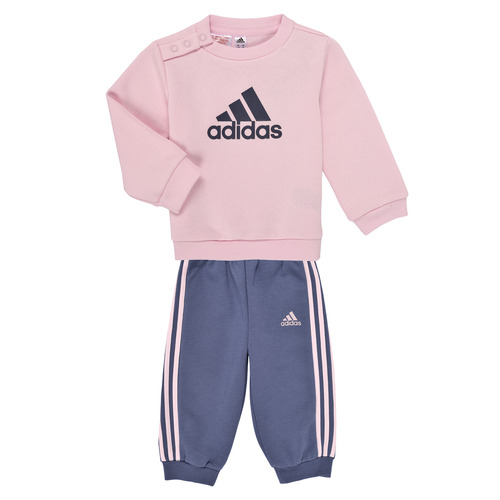 Ruhák Lány Melegítő együttesek Adidas Sportswear I BOS LOGO JOG Rózsaszín / Szürke