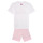 Ruhák Lány Melegítő együttesek Adidas Sportswear LK BL CO T SET Rózsaszín / Fehér