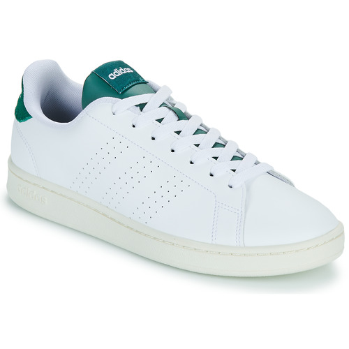 Cipők Férfi Rövid szárú edzőcipők Adidas Sportswear ADVANTAGE Fehér / Zöld
