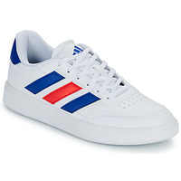 Cipők Férfi Rövid szárú edzőcipők Adidas Sportswear COURTBLOCK Fehér / Kék / Piros