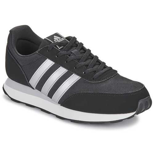 Cipők Női Rövid szárú edzőcipők Adidas Sportswear RUN 60s 3.0 Fekete  / Ezüst