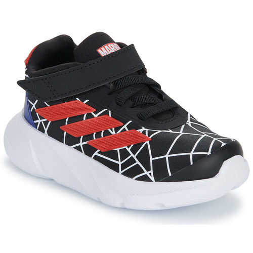 Cipők Fiú Rövid szárú edzőcipők Adidas Sportswear DURAMO SPIDER-MAN EL I Fekete  / Piros