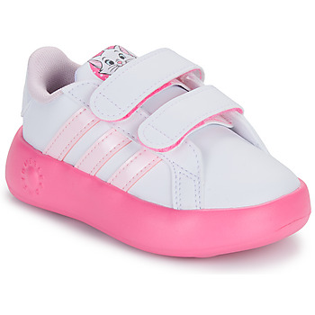 Cipők Lány Rövid szárú edzőcipők Adidas Sportswear GRAND COURT 2.0 Marie CF I Fehér / Rózsaszín