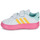 Cipők Lány Rövid szárú edzőcipők Adidas Sportswear GRAND COURT MINNIE CF I Fehér / Rózsaszín