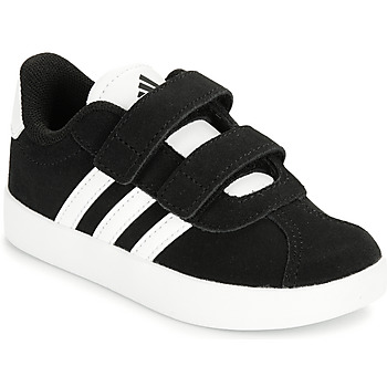Cipők Gyerek Rövid szárú edzőcipők Adidas Sportswear VL COURT 3.0 CF I Fekete  / Fehér