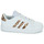 Cipők Lány Rövid szárú edzőcipők Adidas Sportswear GRAND COURT 2.0 K Fehér / Leopárd