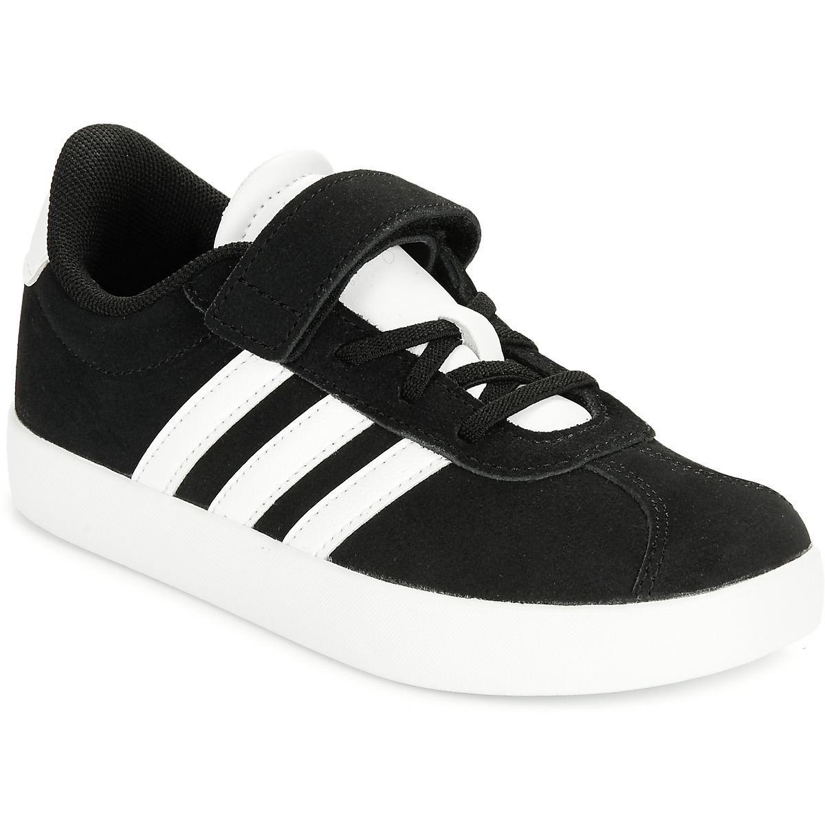Cipők Gyerek Rövid szárú edzőcipők Adidas Sportswear VL COURT 3.0 EL C Fekete  / Fehér