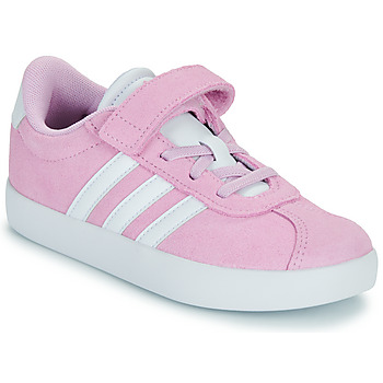 Cipők Lány Rövid szárú edzőcipők Adidas Sportswear VL COURT 3.0 EL C Rózsaszín