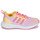 Cipők Lány Rövid szárú edzőcipők Adidas Sportswear FortaRun 2.0 K Rózsaszín / Citromsárga