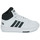 Cipők Gyerek Magas szárú edzőcipők Adidas Sportswear HOOPS 3.0 MID K Fehér / Fekete 