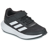 Cipők Gyerek Rövid szárú edzőcipők Adidas Sportswear RUNFALCON 3.0 EL K Fekete  / Fehér