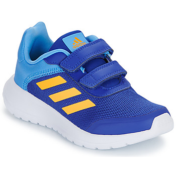 Cipők Fiú Rövid szárú edzőcipők Adidas Sportswear Tensaur Run 2.0 CF K Kék / Citromsárga