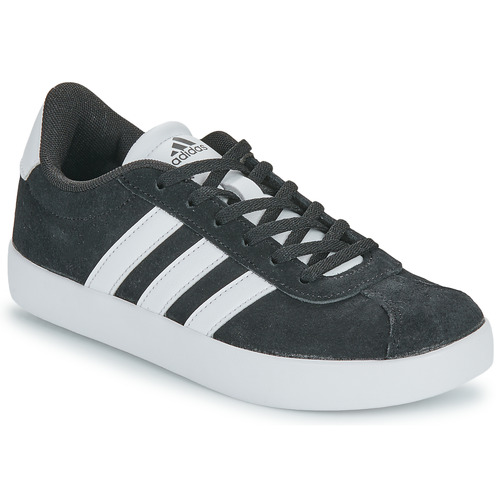 Cipők Gyerek Rövid szárú edzőcipők Adidas Sportswear VL COURT 3.0 K Fekete 