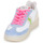 Cipők Női Rövid szárú edzőcipők Serafini COURT Fehér / Kék / Rózsaszín