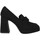 Cipők Női Félcipők Chantal 2186 Velours Femme Nero Fekete 