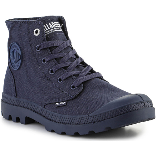 Cipők Férfi Magas szárú edzőcipők Palladium Mono Chrome 73089-458-M Mood Indigo Kék