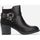 Cipők Női Bokacsizmák La Modeuse 68484_P159670 Fekete 