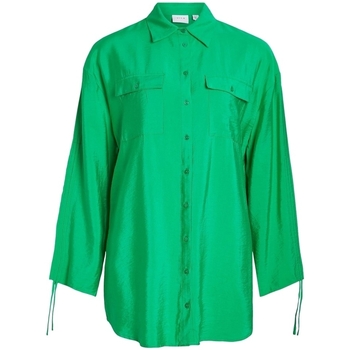 Ruhák Női Blúzok Vila Klaria Oversize Shirt L/S - Bright Green Zöld