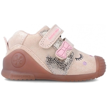 Cipők Gyerek Divat edzőcipők Biomecanics Baby Sneakers 231107-B - Serraje Laminado Rózsaszín