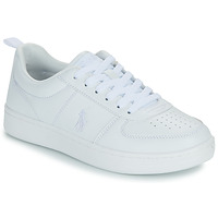 Cipők Gyerek Rövid szárú edzőcipők Polo Ralph Lauren POLO COURT II Fehér