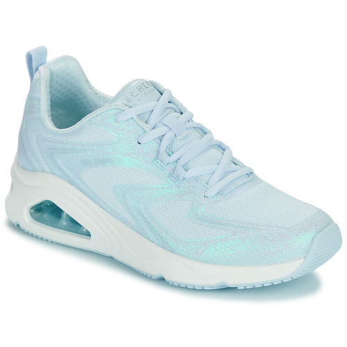 Cipők Női Rövid szárú edzőcipők Skechers TRES-AIR UNO - GLIT AIRY Kék