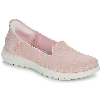 Cipők Női Belebújós cipők Skechers HANDS FREE SLIP INS - ON-THE-GO FLEX CLOVER Rózsaszín