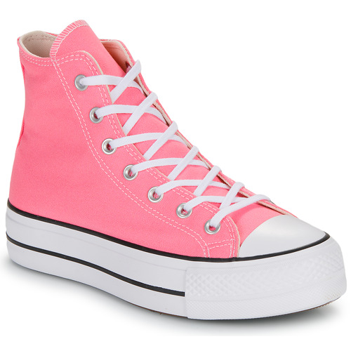 Cipők Női Magas szárú edzőcipők Converse CHUCK TAYLOR ALL STAR LIFT PLATFORM Rózsaszín