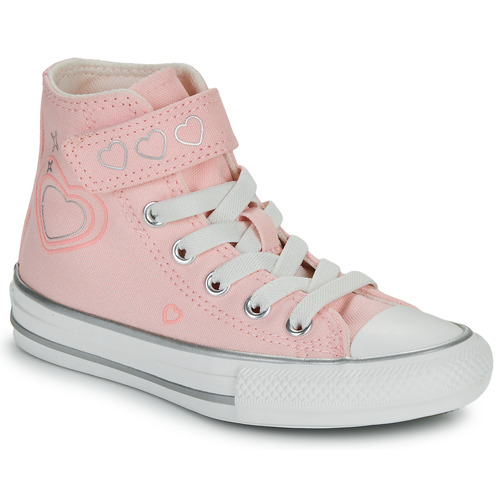 Cipők Lány Magas szárú edzőcipők Converse CHUCK TAYLOR ALL STAR 1V Rózsaszín