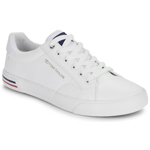 Cipők Férfi Rövid szárú edzőcipők Tom Tailor 5380320001 Fehér