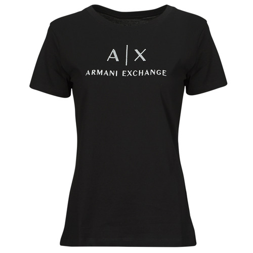 Ruhák Női Rövid ujjú pólók Armani Exchange 3DYTAF Fekete 