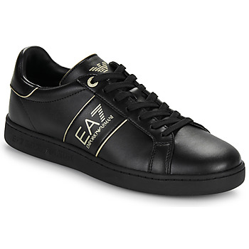 Cipők Férfi Rövid szárú edzőcipők Emporio Armani EA7 CLASSIC PERF Fekete 