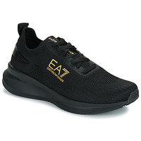 Cipők Rövid szárú edzőcipők Emporio Armani EA7 MAVERICK KNIT Fekete  / Arany