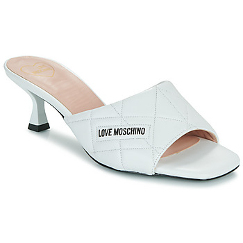Cipők Női Papucsok Love Moschino LOVE MOSCHINO QUILTED Fehér