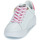 Cipők Női Rövid szárú edzőcipők Love Moschino FUXIA HEART+GOLD Fehér / Rózsaszín