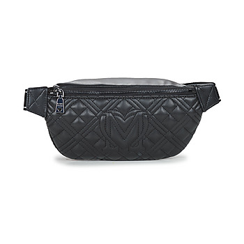 Love Moschino QUILTED BUMBAG Fekete  / Pisztolyfém
