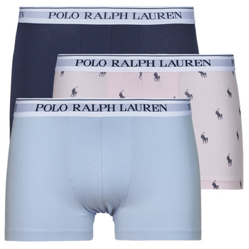 Fehérnemű Férfi Boxerek Polo Ralph Lauren CLSSIC TRUNK-3 PACK-TRUNK Kék / Rózsaszín / Tengerész