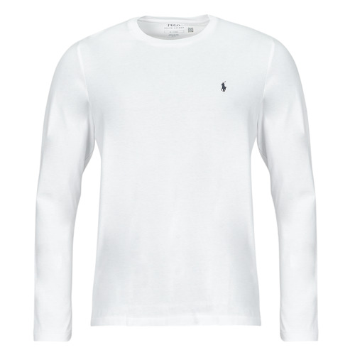 Ruhák Hosszú ujjú pólók Polo Ralph Lauren LS CREW NECK Fehér