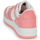 Cipők Női Rövid szárú edzőcipők Tommy Jeans TJW RETRO BASKET WASHED SUEDE Fehér / Rózsaszín