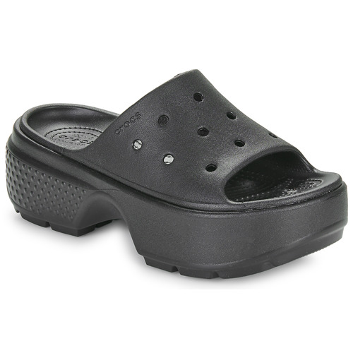 Cipők Női Papucsok Crocs Stomp Slide Fekete 