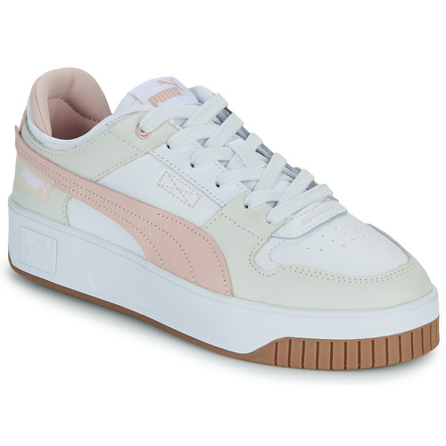 Cipők Női Rövid szárú edzőcipők Puma CARINA STREET Fehér / Rózsaszín