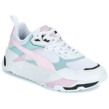 Cipők Női Rövid szárú edzőcipők Puma TRINITY Fehér / Rózsaszín