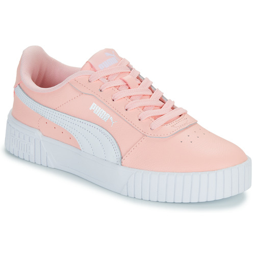 Cipők Lány Rövid szárú edzőcipők Puma CARINA 2.0 JR Rózsaszín / Fehér
