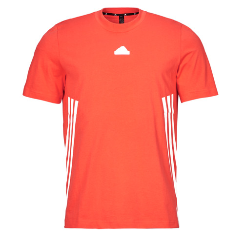 Ruhák Férfi Rövid ujjú pólók Adidas Sportswear M FI 3S REG T Narancssárga / Fehér