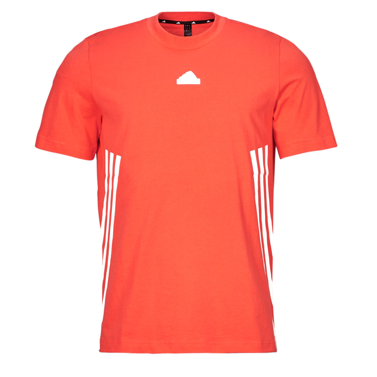 Ruhák Férfi Rövid ujjú pólók Adidas Sportswear M FI 3S REG T Narancssárga / Fehér