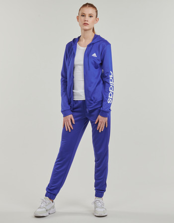 Ruhák Női Melegítő együttesek Adidas Sportswear W LINEAR TS Kék / Fehér