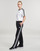 Ruhák Női Futónadrágok / Melegítők Adidas Sportswear W ICONIC 3S TP Fekete  / Fehér